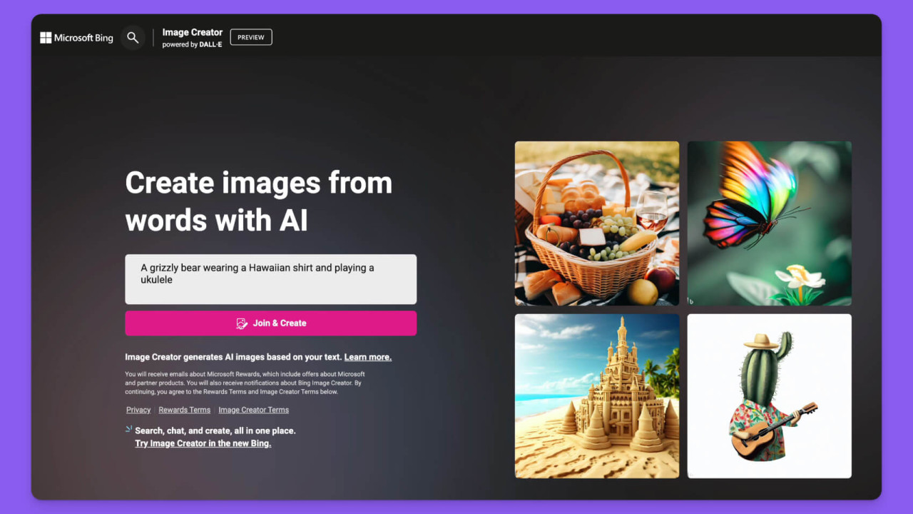 Bing Image Creator uses AI to generate podcast artwork