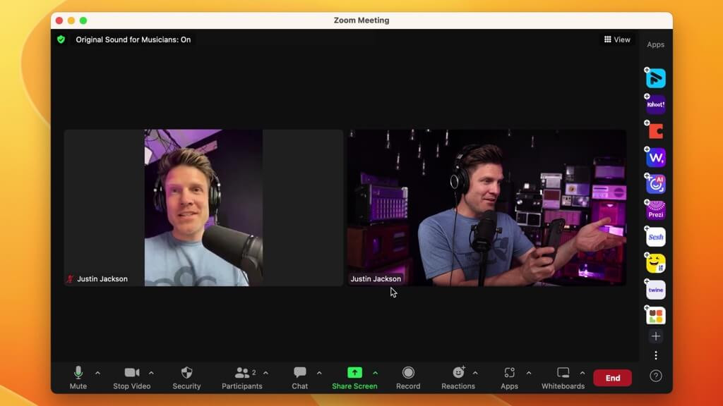 Recording a guest in Zoom for a podcast